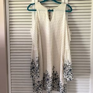 Cold-Shoulder Shift Dress